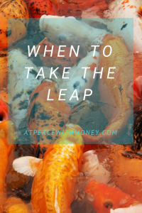When to Take The Leap: At Peace With Money